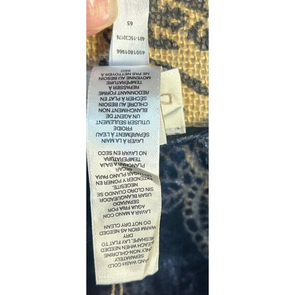 Velvet Burnout Poncho Top S/M OS NWT Navy Purple Semi-sheer Fairy Whimsy Witchy - Picture 6 of 7